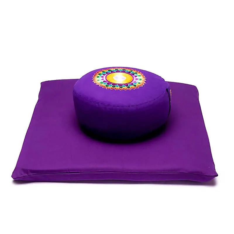 SET de méditation 7è Chakra Violet -- 65x65x5 cm
