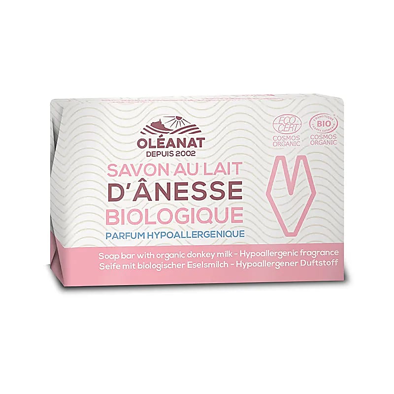Oléanat Savon au lait d'ânesse légèrement parfumé BIO -- 100