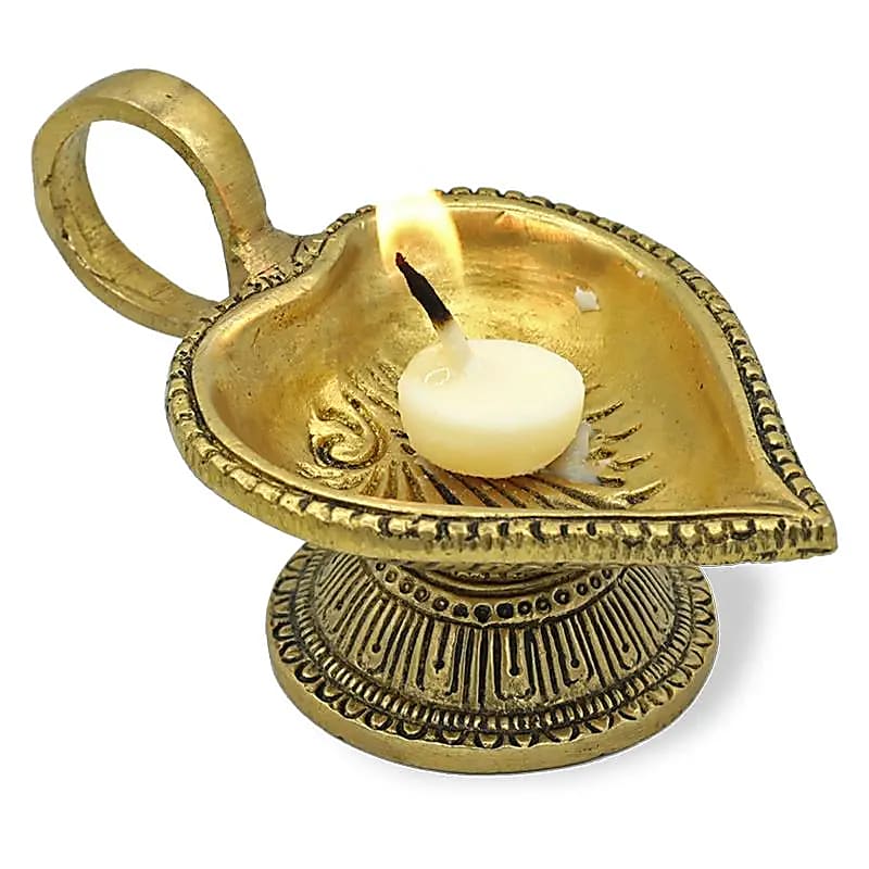 Brûleur de bougie orientale Coeur -- 225g; 11x4cm