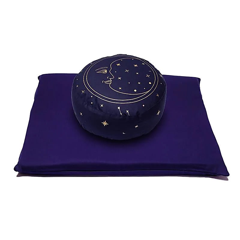 SET Méditation Lune coton bio (OCS) -- 65x65cm; 2339g