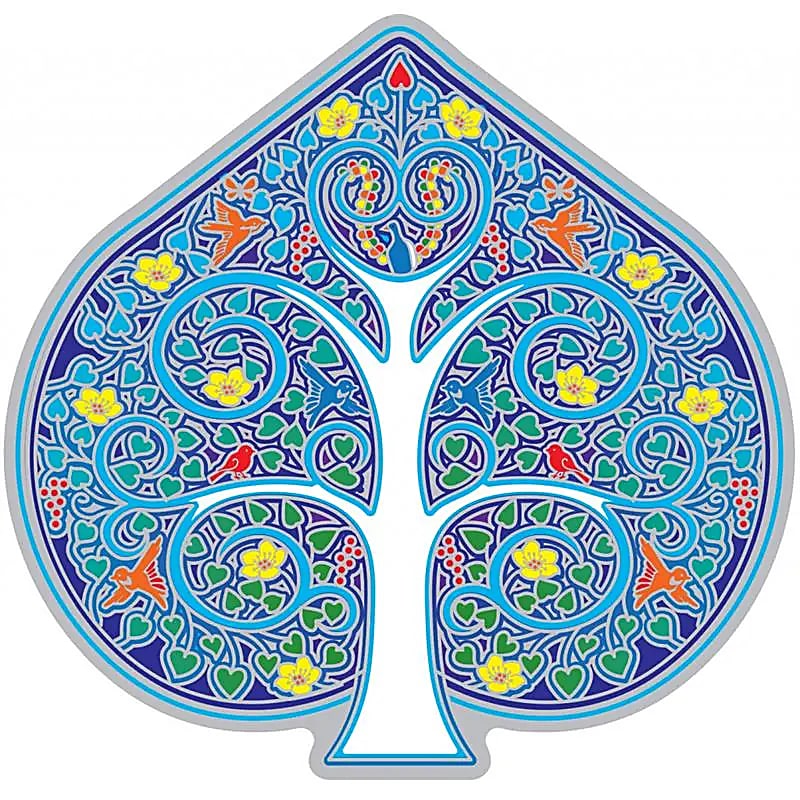 Adhésif fenêtre Arbre de Vie -- 11 cm
