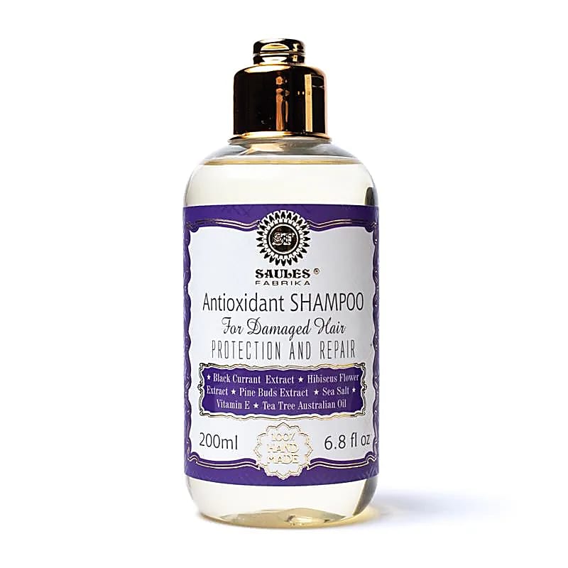 Shampoing antioxydant pour cheveux abîmés -- 200ml