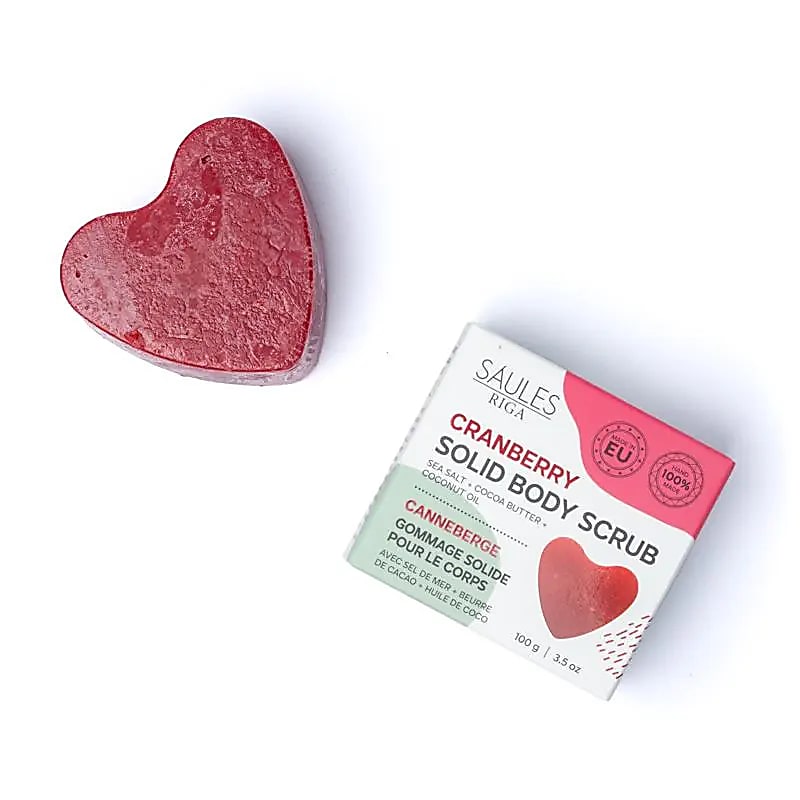 Savon exfoliant naturel myrtilles rouges -- 100g