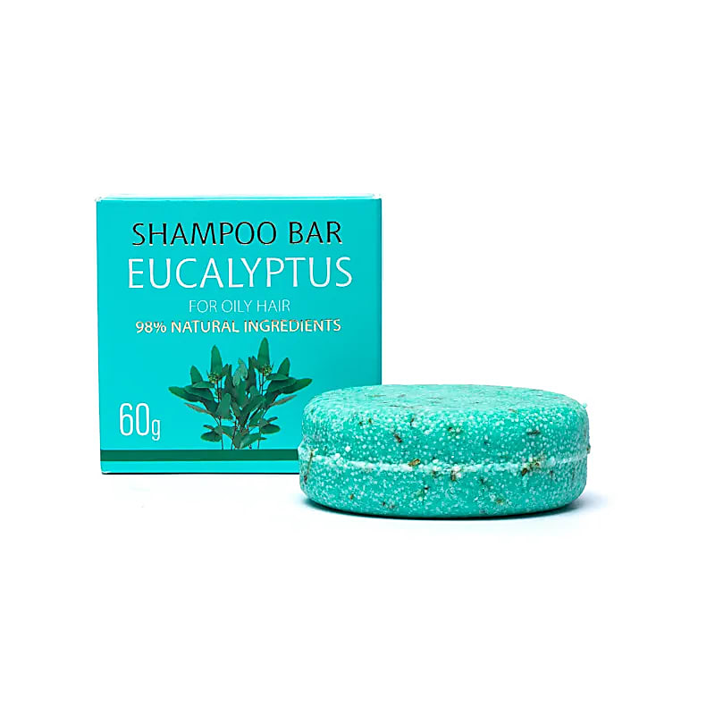 Shampoing solide naturel à l'eucalyptus -- 60g