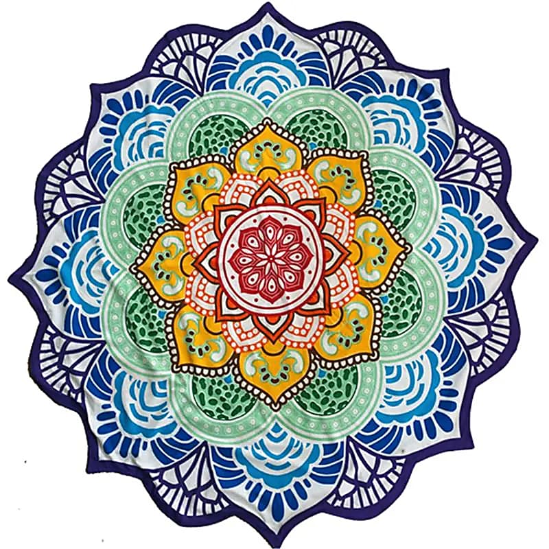Serviette de plage 7 chakra -- 450-550 g; 150 cm
