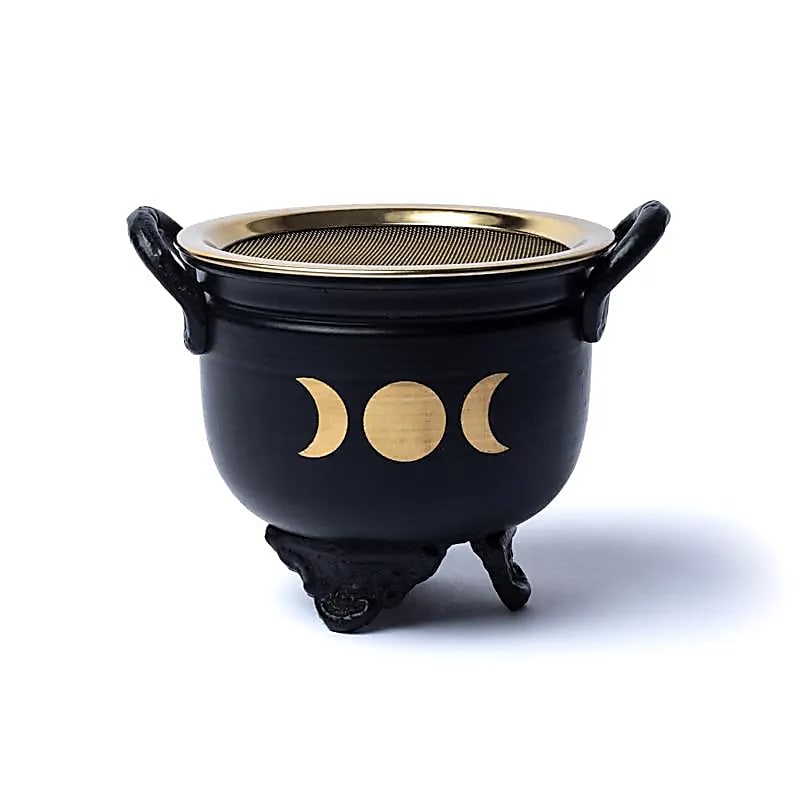 Chaudron Phases lunaires avec tamis -- 252g; 9,5x10,5cm