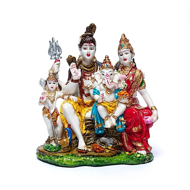 Shiva Parivar -- 14x12cm