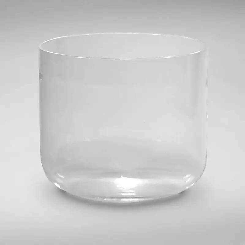 Bol chantant de cristal trasparent note RE -- 16 cm