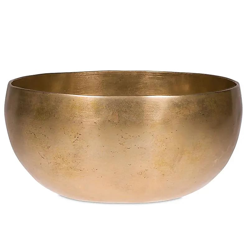 Bol Tibétain Bouddha Tara blanche -- 400-600 g; 13 cm