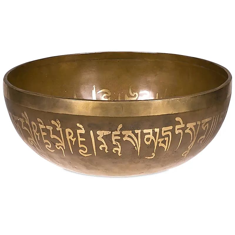 Bol Tibétain Bouddha Médecine -- 2400-2600 g; 28 cm
