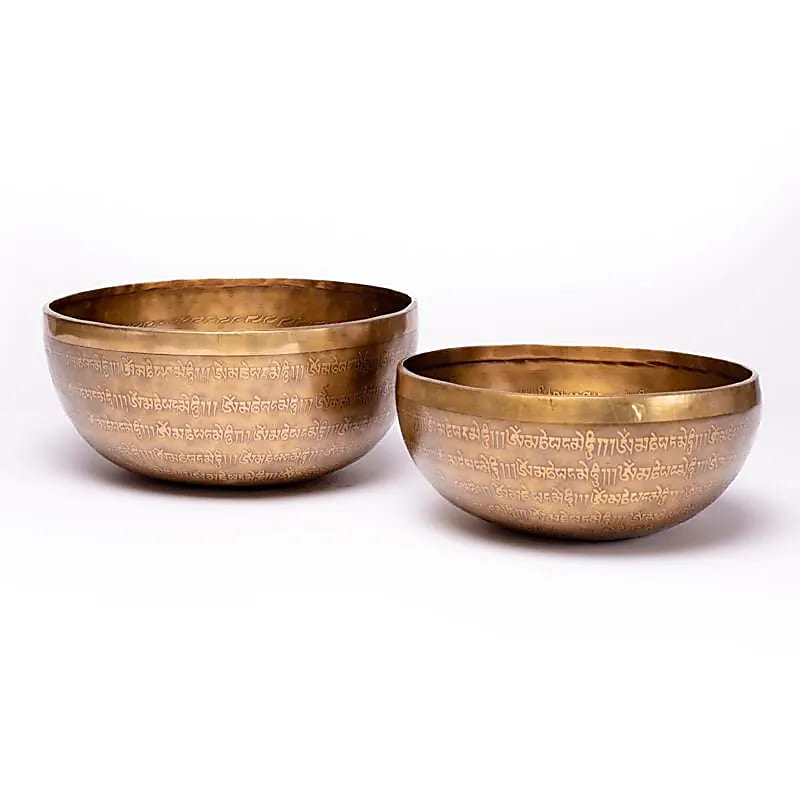 Bol Tibétain Bouddha Médecine -- 1650-1900 g; 27 cm