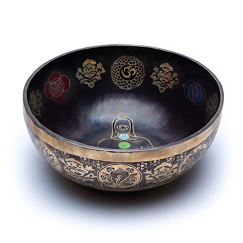 Bol chantant 7 Chakra coloré -- 5200-5800 g; ±38 cm