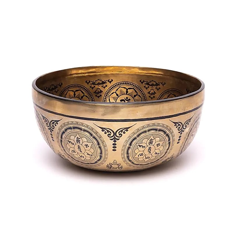 Bol chantant gravé au laser Shiva -- ±1400-1600 g ; ±22-24 cm