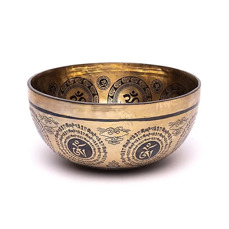 Bol chantant gravé au laser Lakshmi -- ±1400-1600 g ; ±22-24 cm