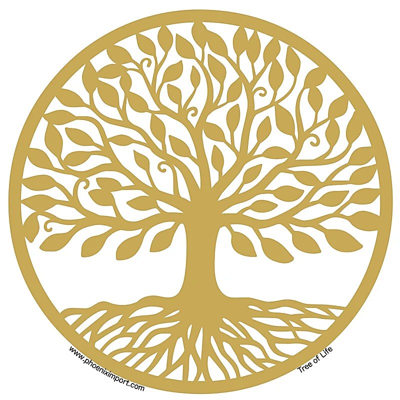 Adhésifs pour vitres Arbre de vie -- 11.7 cm
