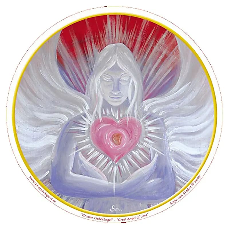 Adhésif verre/fenêtre grand Ange de l'Amour -- 11.7 cm