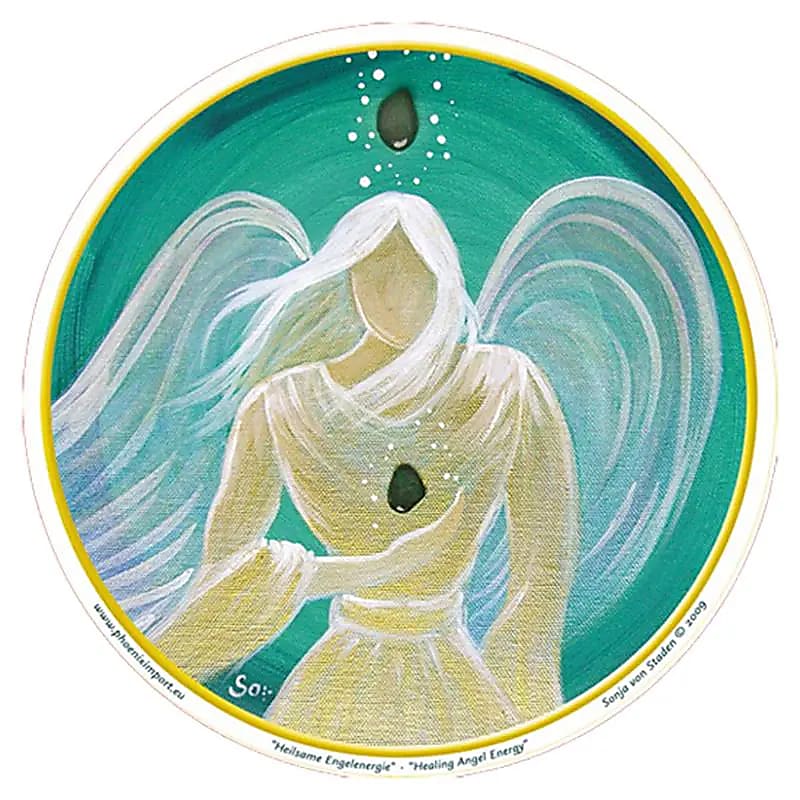 Adhésif verre Ange de Guérison - Energie -- 11.7cm