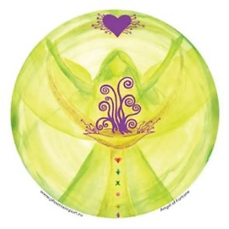 Adhésif verre/fenêtre Ange de la Chance -- 11.7cm