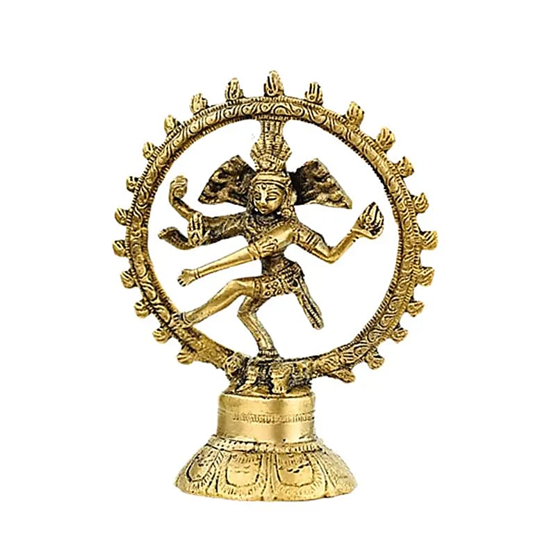 Shiva Nataraj laiton monochrome -- 264 g; 13 cm