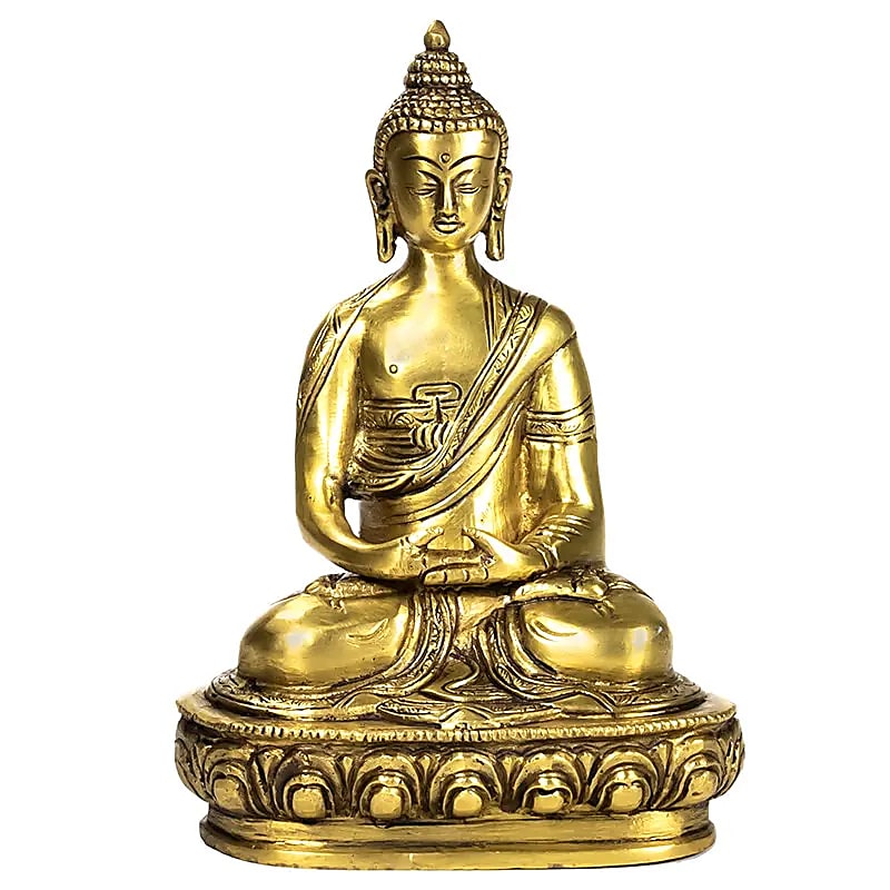 Bouddha Amithaba statue monochrome -- 1620 g; 20 cm