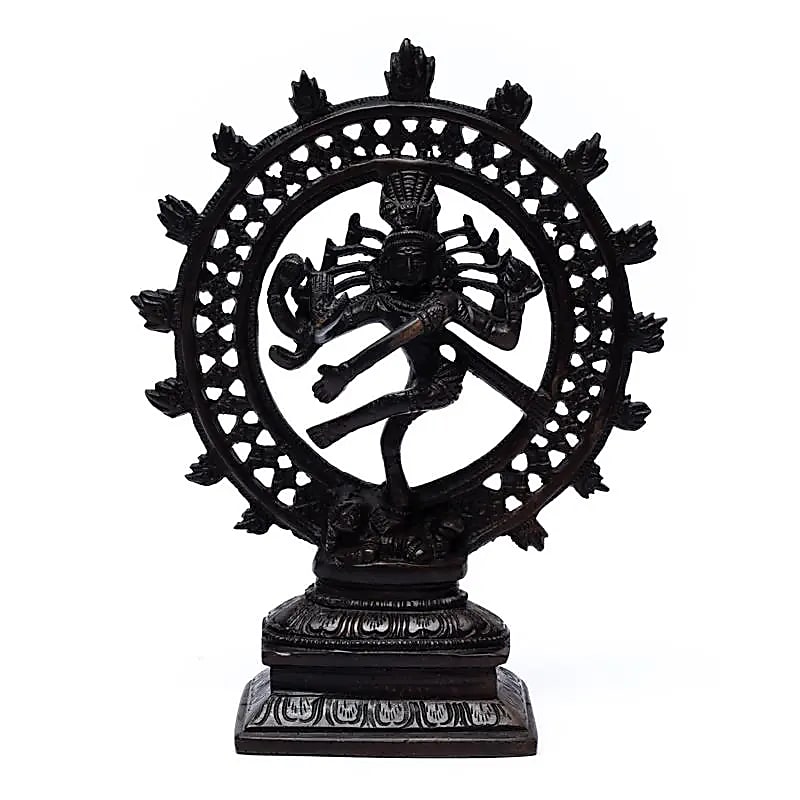 Shiva Nataraj laiton monochrome -- 1020 g; 20 cm
