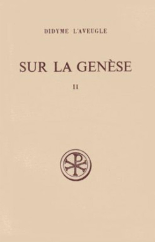 SC 244 SUR LA GENESE - TOME 2