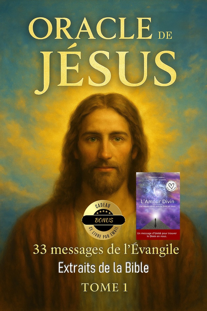ORACLE DE JÉSUS CHRIST - 33 messages de l'évangile - Extraits de la Bible Tome 1