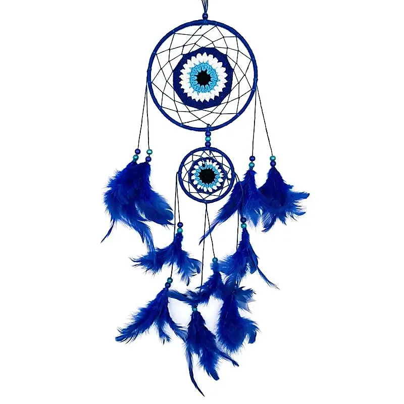 Attrape-rêves avec motif Mauvais Œil