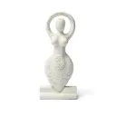 Statue de déesse blanche