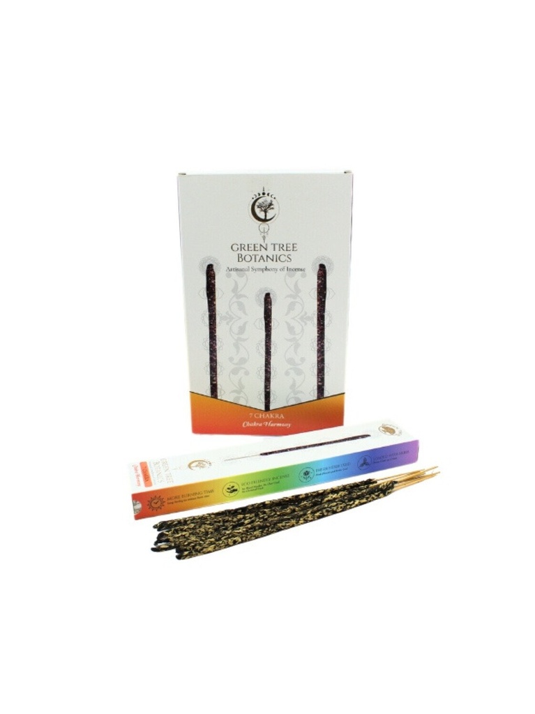 Encens Green Tree Botanics - 7 Chakras - Harmonie des Chakras