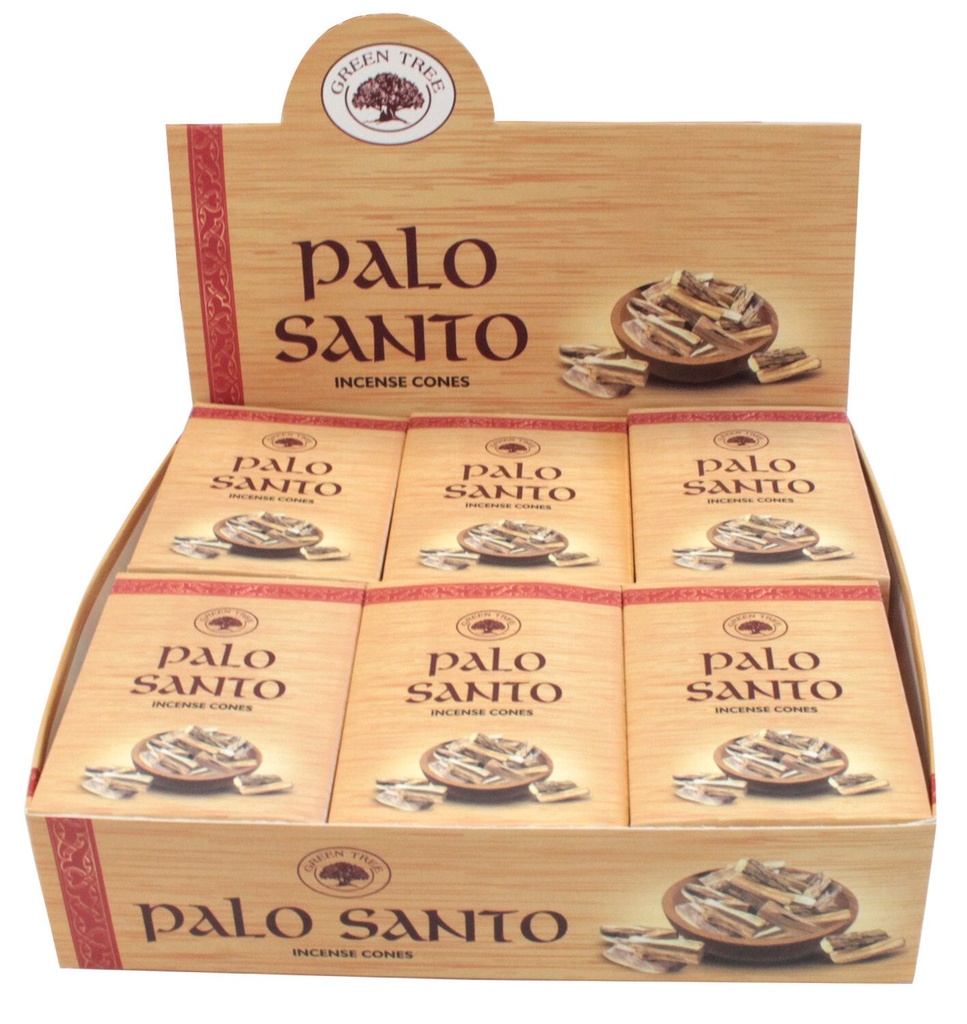 Encens Green Tree Palo Santo Cône - 15 grs