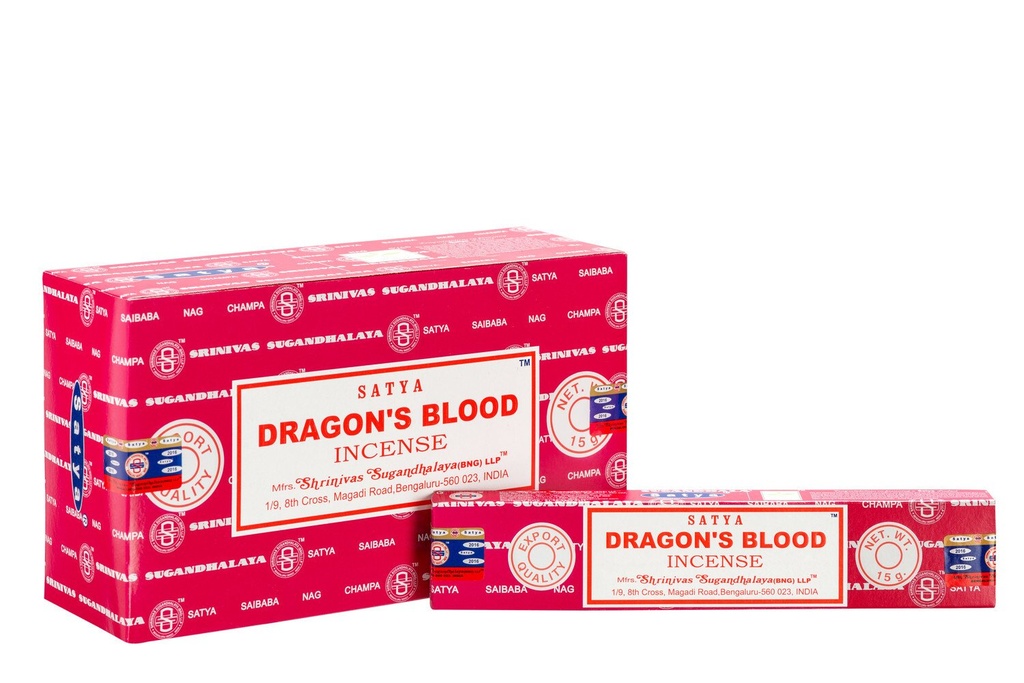 Encens Nag Champa Satya - Sang de dragon - 15 grs