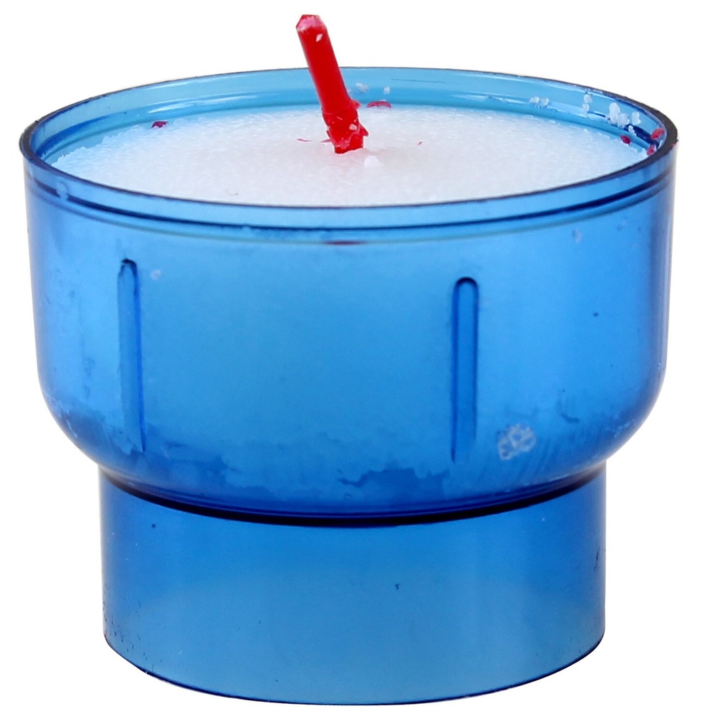 Veilleuse Votive Bleue - 6 Heures