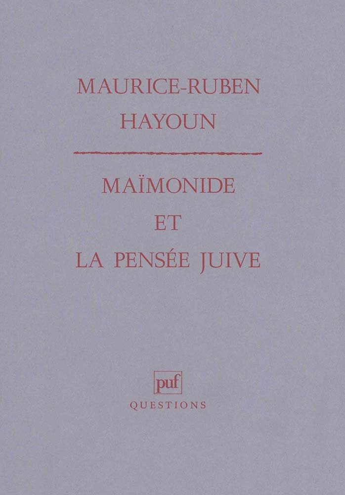 Maïmonide et la pensée juive