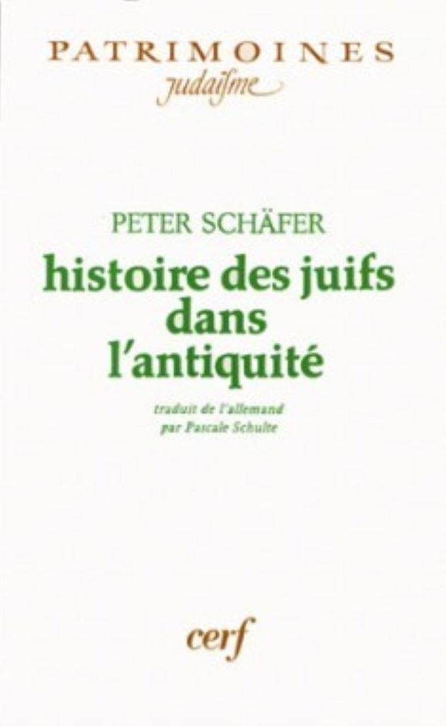 HISTOIRE DES JUIFS DANS L'ANTIQUITÉ